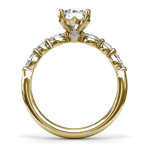 Enchanted Diamond Engagement Ring  Image 3 Parris Jewelers Hattiesburg, MS