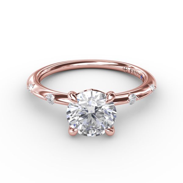 Captivating Raindrop Diamond Engagement Ring  Image 2 S. Lennon & Co Jewelers New Hartford, NY