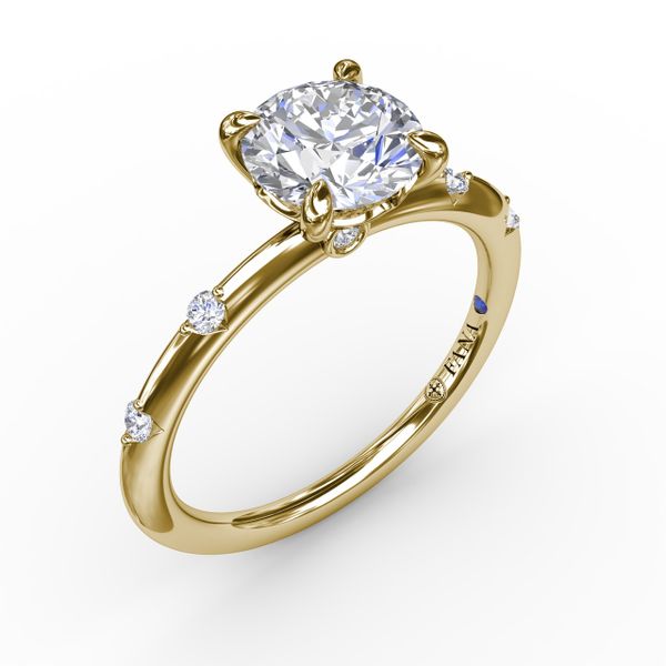 Captivating Raindrop Diamond Engagement Ring Castle Couture Fine Jewelry Manalapan, NJ