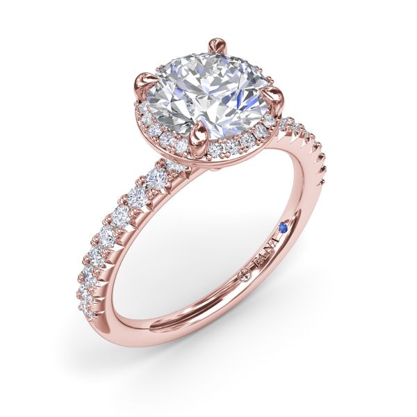 Simply Stunning Diamond Halo Engagement Ring Parris Jewelers Hattiesburg, MS