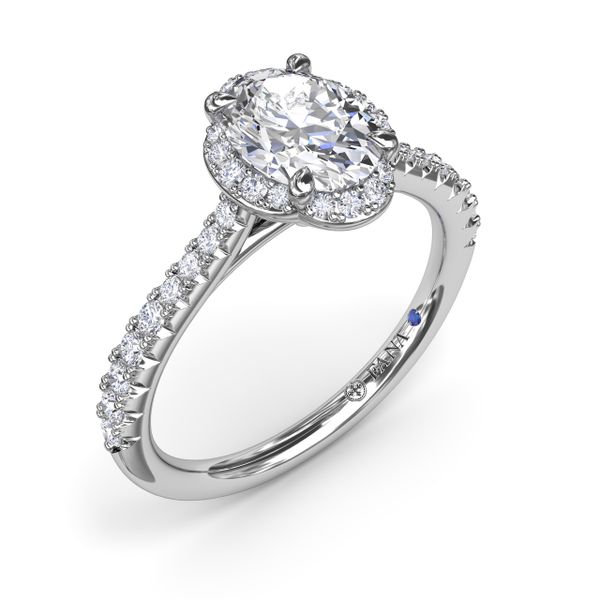 Blossoming Oval Diamond Engagement Ring  Parris Jewelers Hattiesburg, MS