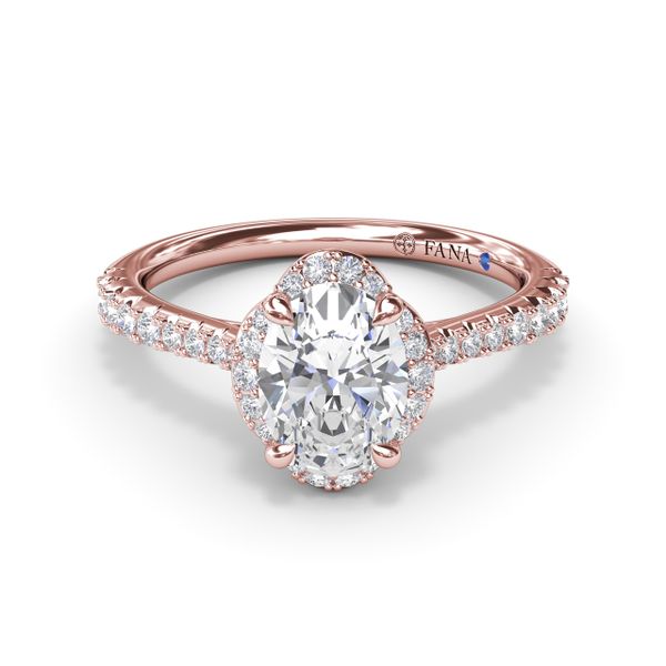 Blossoming Oval Diamond Engagement Ring  Image 2 J. Thomas Jewelers Rochester Hills, MI
