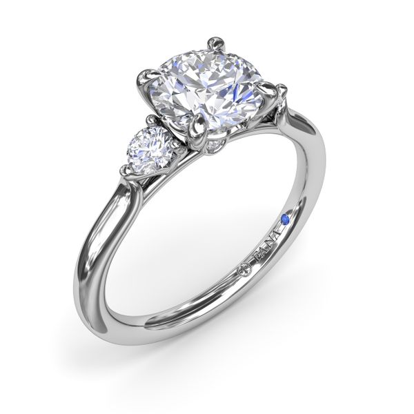 Brilliant Cut Three Stone Engagement Ring  Harris Jeweler Troy, OH