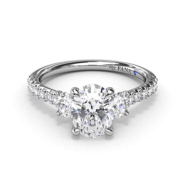 Dynamic Trio Diamond Engagement Ring  Image 2 Jacqueline's Fine Jewelry Morgantown, WV