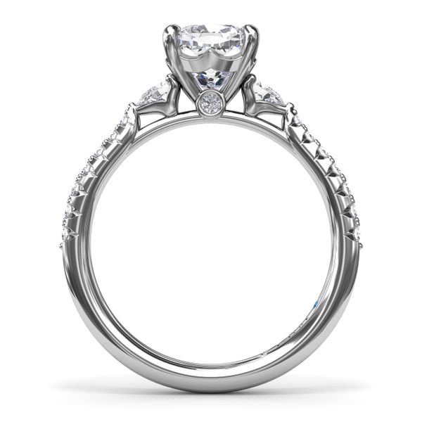 Dynamic Diamond Engagement Ring  Image 3 John Herold Jewelers Randolph, NJ