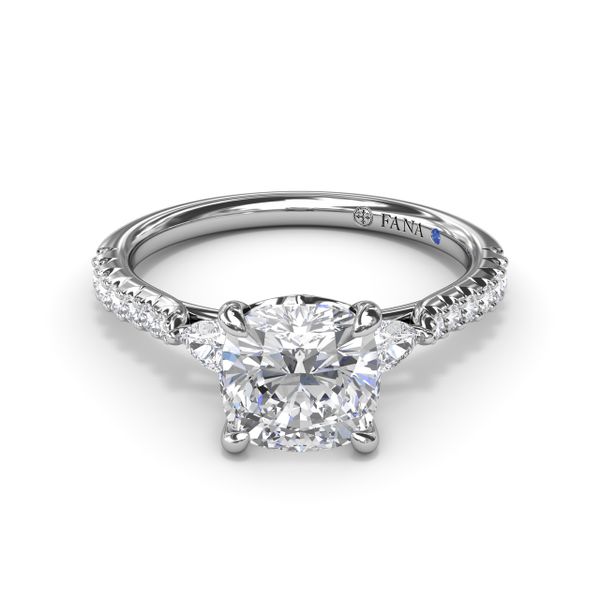 Dynamic Diamond Engagement Ring  Image 2 Cornell's Jewelers Rochester, NY