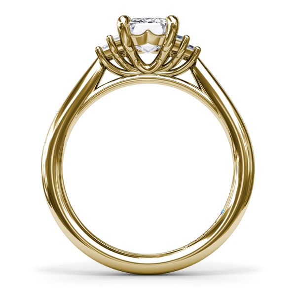 Cluster Diamond Engagement Ring  Image 3 Harris Jeweler Troy, OH