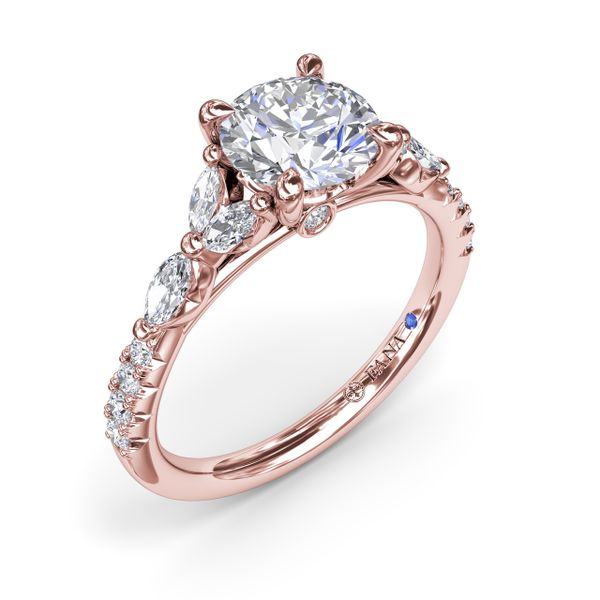 Vintage Floral Diamond Engagement Ring  Parris Jewelers Hattiesburg, MS