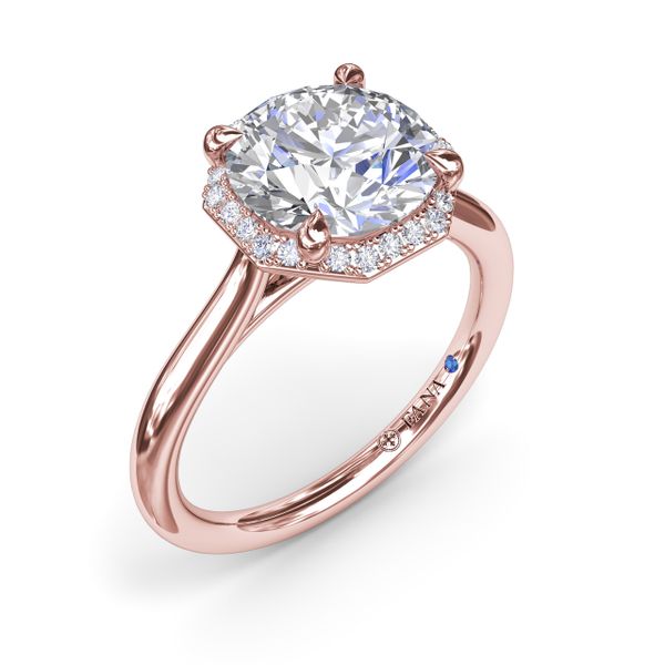 Octagon Halo Diamond Engagement Ring Jacqueline's Fine Jewelry Morgantown, WV