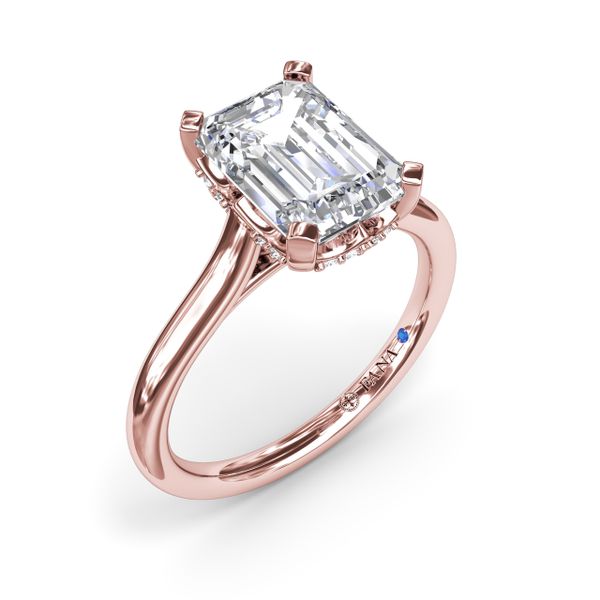 Timeless Hidden Halo Diamond Engagement Ring  Lake Oswego Jewelers Lake Oswego, OR
