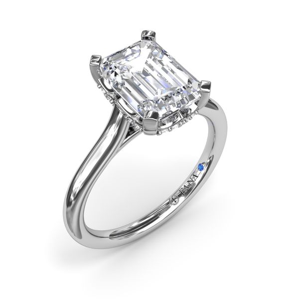 Timeless Hidden Halo Diamond Engagement Ring  Jacqueline's Fine Jewelry Morgantown, WV