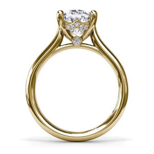 Sparkling Solitaire Diamond Engagement Ring  Image 3 Perry's Emporium Wilmington, NC