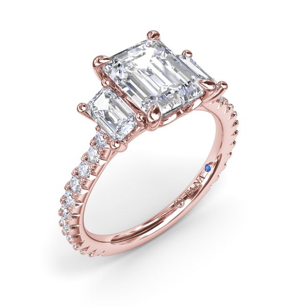 Three Stone Beauty Diamond Engagement Ring  S. Lennon & Co Jewelers New Hartford, NY