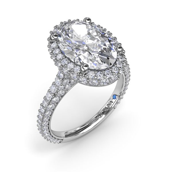 Opulent Halo Diamond Engagement Ring  Jacqueline's Fine Jewelry Morgantown, WV
