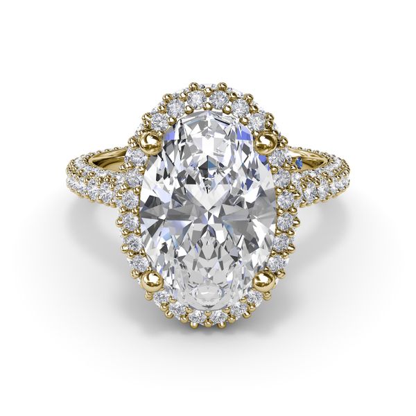 Opulent Halo Diamond Engagement Ring  Image 2 Gaines Jewelry Flint, MI