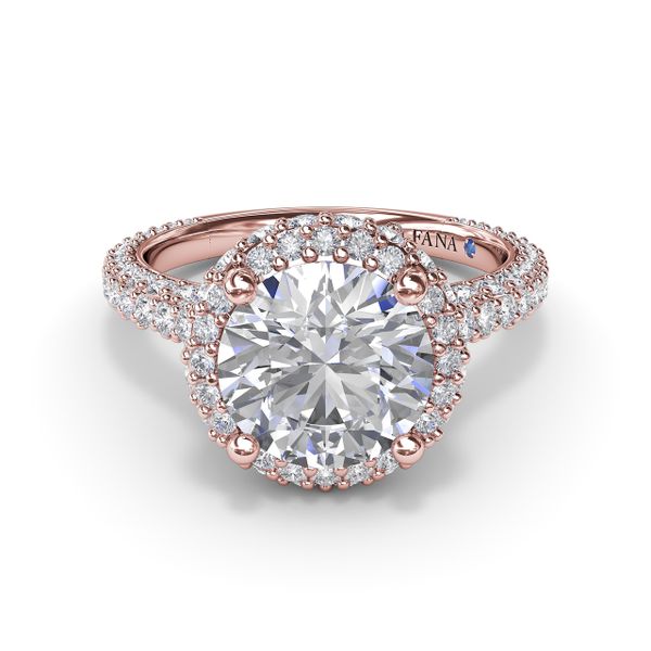 Diamonds Galore Halo Engagement Ring  Image 2 Mesa Jewelers Grand Junction, CO