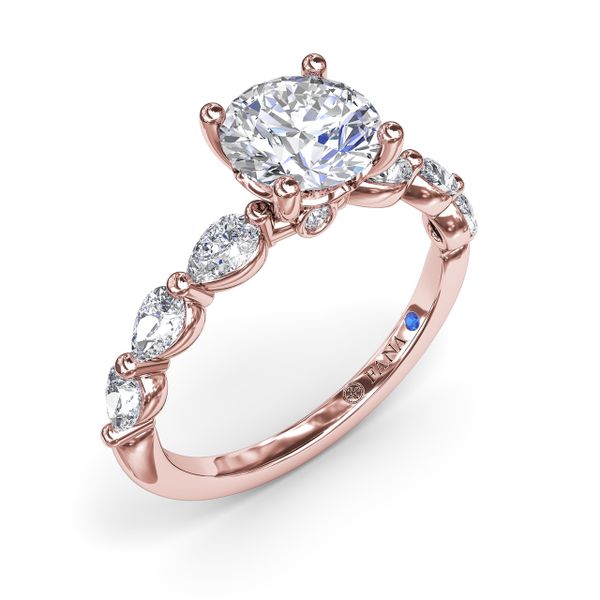 Whimsical Diamond Engagement Ring  Parris Jewelers Hattiesburg, MS
