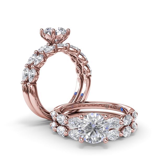 Whimsical Diamond Engagement Ring  Image 4 LeeBrant Jewelry & Watch Co Sandy Springs, GA