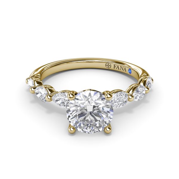 Whimsical Diamond Engagement Ring  Image 2 S. Lennon & Co Jewelers New Hartford, NY
