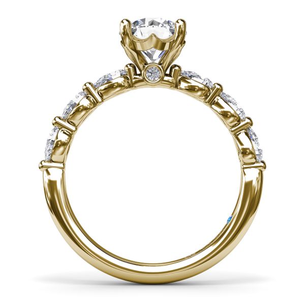 Whimsical Diamond Engagement Ring  Image 3 Reed & Sons Sedalia, MO