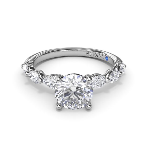 Whimsical Diamond Engagement Ring  Image 2 Gaines Jewelry Flint, MI