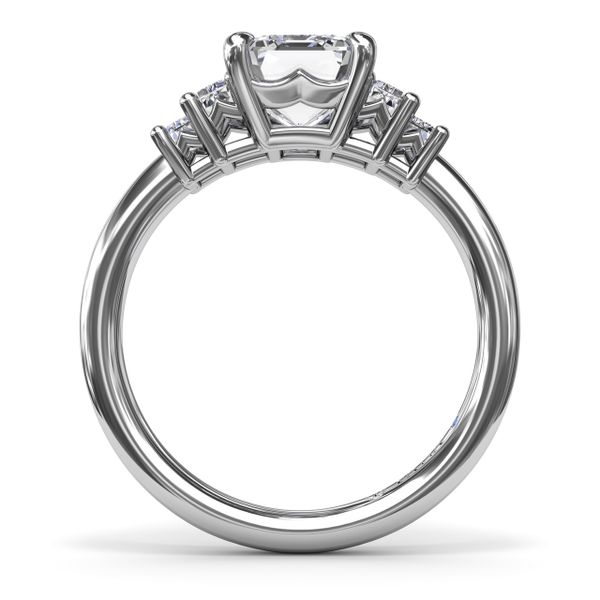 Bold and Beautiful Five Stone Engagement Ring  Image 3 S. Lennon & Co Jewelers New Hartford, NY