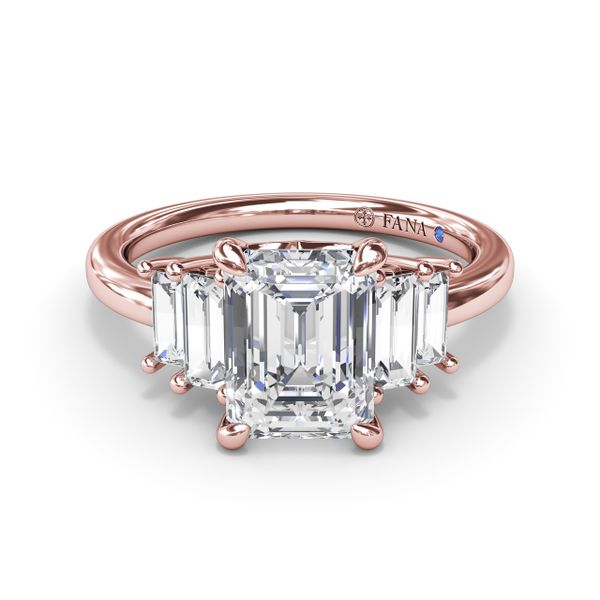 Bold and Beautiful Five Stone Engagement Ring  Image 2 J. Thomas Jewelers Rochester Hills, MI