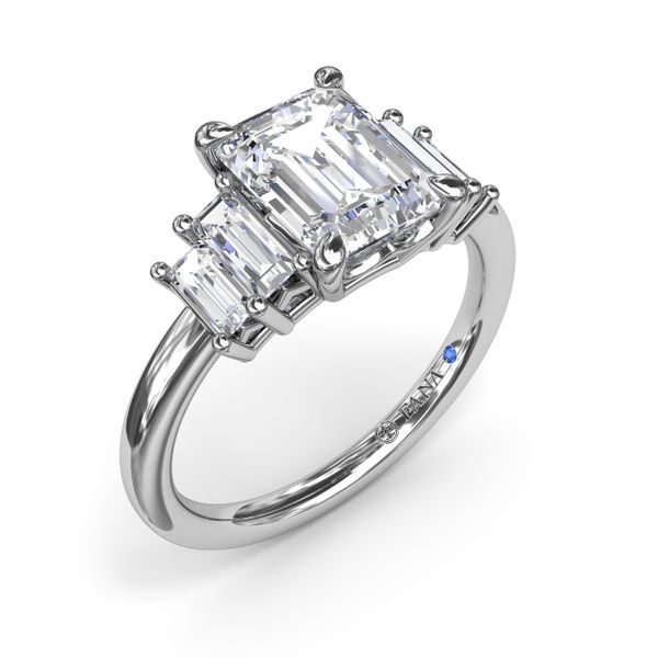 Fana Bold and Beautiful Five Stone Engagement Ring | Harris Jeweler ...