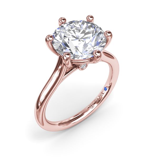 Six Prong Diamond Engagement Ring Mesa Jewelers Grand Junction, CO