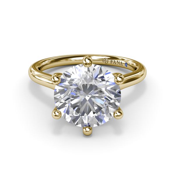 Six Prong Diamond Engagement Ring Image 2 Cornell's Jewelers Rochester, NY