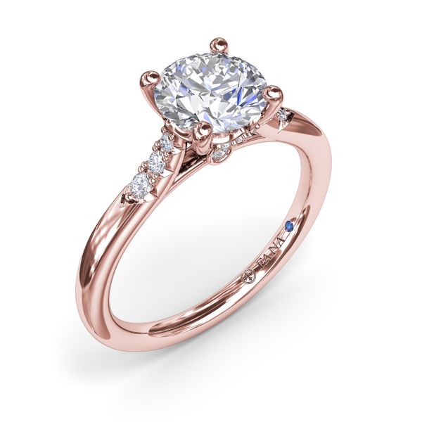 Sophisticated Diamond Engagement Ring  Castle Couture Fine Jewelry Manalapan, NJ