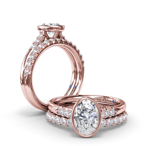 Beautiful Bezel Set Engagement Ring  Image 4 Reed & Sons Sedalia, MO