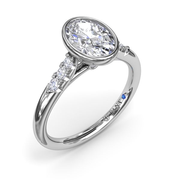 Beautiful Bezel Set Engagement Ring  Gaines Jewelry Flint, MI