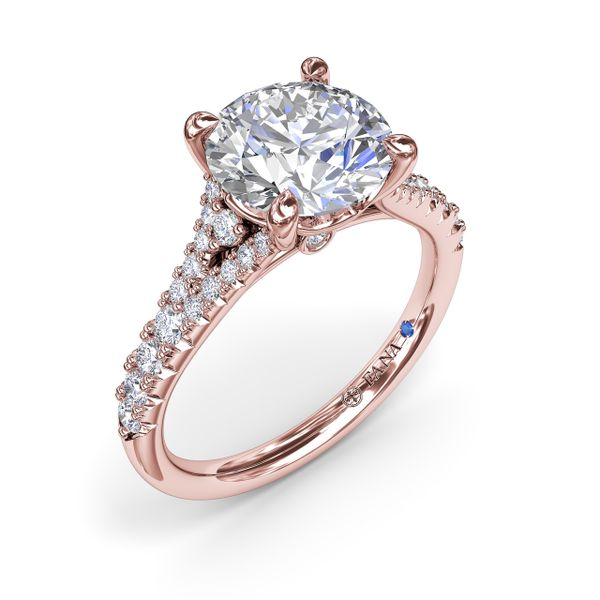Split Shank Diamond Engagement Ring #103076 - Seattle Bellevue | Joseph  Jewelry