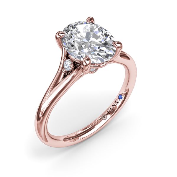 Split Shank Engagement Ring S. Lennon & Co Jewelers New Hartford, NY