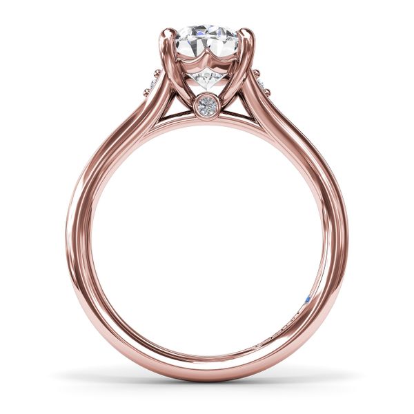 Split Shank Engagement Ring Image 3 Selman's Jewelers-Gemologist McComb, MS