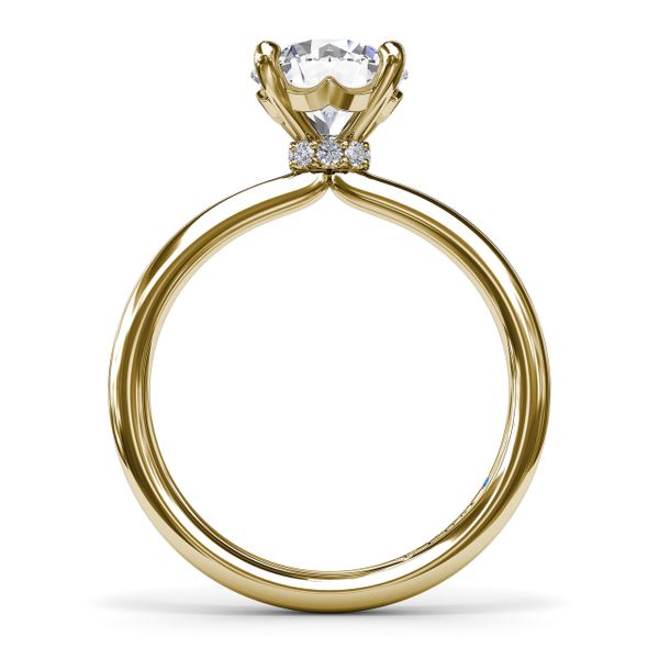 Hidden Halo Engagement Ring  Image 3 J. Thomas Jewelers Rochester Hills, MI