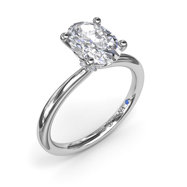 Hidden Halo Engagement Ring  Gaines Jewelry Flint, MI