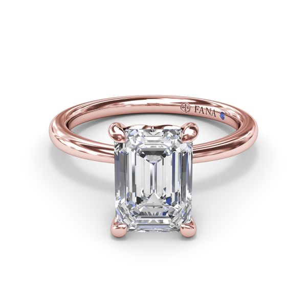 Hidden Halo Diamond Engagement Ring Image 2 Harris Jeweler Troy, OH