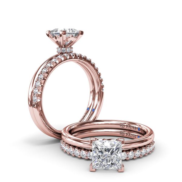 Princess-Cut Diamond Engagement Ring Image 4 Jacqueline's Fine Jewelry Morgantown, WV