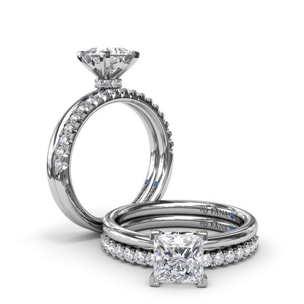 Princess-Cut Diamond Engagement Ring Image 4 Selman's Jewelers-Gemologist McComb, MS