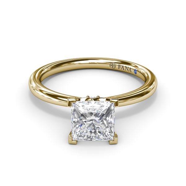 Princess-Cut Diamond Engagement Ring Image 2 Jacqueline's Fine Jewelry Morgantown, WV