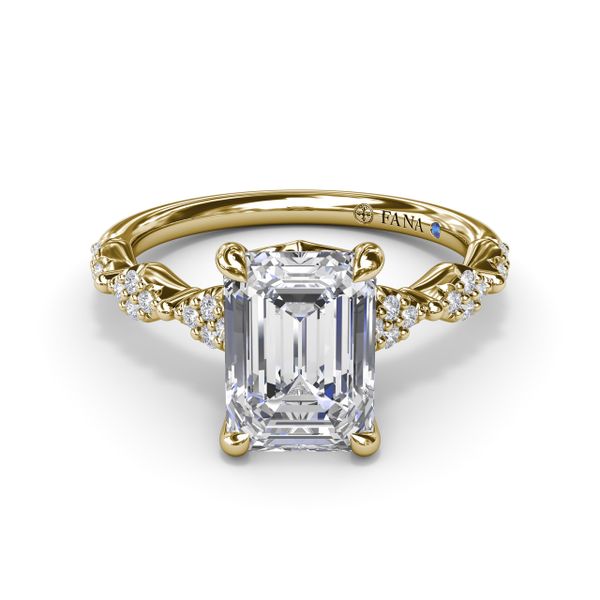 Modern Vintage Diamond Engagement Ring Image 2 The Diamond Center Claremont, CA
