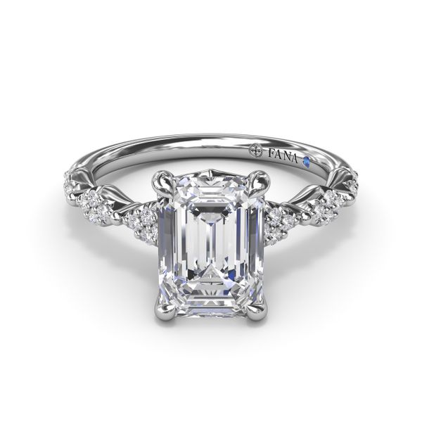 Modern Vintage Diamond Engagement Ring Image 2 Harris Jeweler Troy, OH