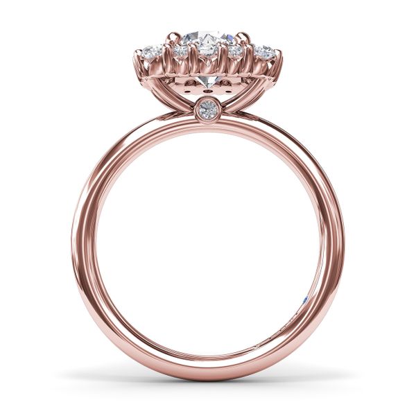 Graduated Diamond Engagement Ring Image 3 John Herold Jewelers Randolph, NJ