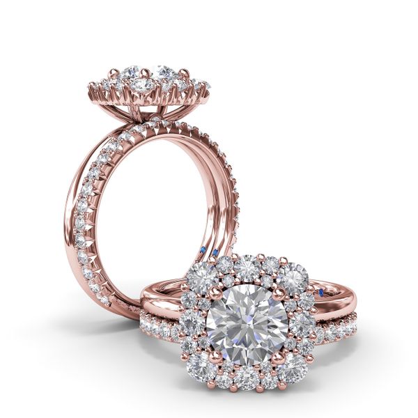 Graduated Diamond Engagement Ring Image 4 Parris Jewelers Hattiesburg, MS