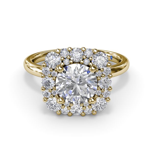 Graduated Diamond Engagement Ring Image 2 Cornell's Jewelers Rochester, NY