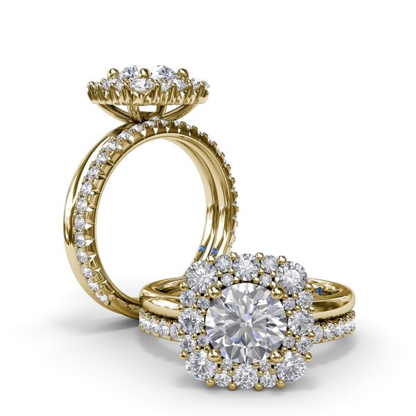 Graduated Diamond Engagement Ring Image 4 Selman's Jewelers-Gemologist McComb, MS