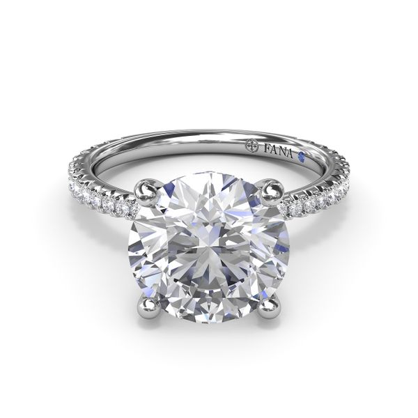 Hidden Halo Diamond Engagement Ring Image 2 Reed & Sons Sedalia, MO