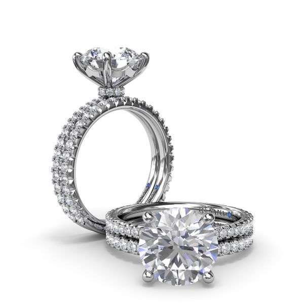 Hidden Halo Diamond Engagement Ring  Image 4 LeeBrant Jewelry & Watch Co Sandy Springs, GA